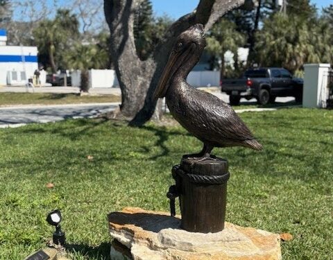 Pelican Sculpture Unveiled